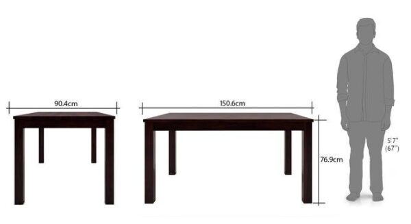 Arabia - Capra 6 Seater Dining Table Set - Image 3